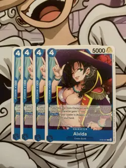 4x ST25-001 Alvida (C) Starter Deck 25: BLUE Buggy - One Piece TCG Playset - Image 1