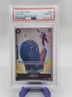 One Piece Laboon EB01-048 SR Alternate Art PSA Gem Mint 10 - Image 1