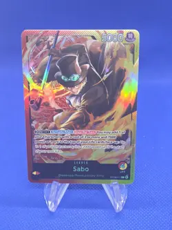 One Piece Ultra Deck: Three Brothers Sabo ST13-001 Leader NM - Image 1