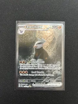 Pokemon TCG Black Bolt Excadrill Ex Special Illustration Rare Card 168/086 - Image 1