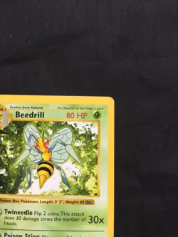 Pokemon Cards: Base Set 1st Edition Rare: Beedrill 17/102 - Image 3