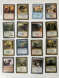 Magic The Gathering 16 Card Lot - Signed, Foil, Rares - MTG - Image 1