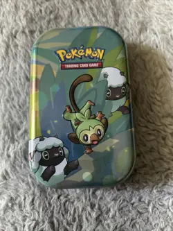 Pokemon TCG Unsealed Grookey Sword And Shield Mini Tim w/Character Card - Image 1