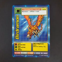 Digimon Card: Birdramon St-04 - Image 1