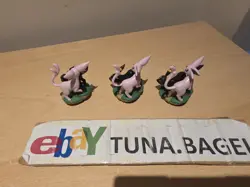 3 Pokemon Prismatic Evolutions Premium Figure Collection Enamel Pin Card Sleeves - Image 3