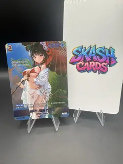 Sakura Bloom in Summer NM BT01-061 SPR Signature card Nivel Area Nikke - Image 1