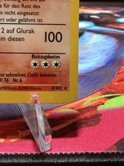 Pokemon Charizard Glurak German Base Set Holo Rare 1999 Wizards 4/102 Card - Image 5