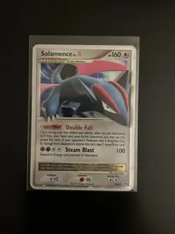 Pokemon Salamence LV.X 98/99 Arceus Ultra Rare Holo Level Up English Card - Image 1