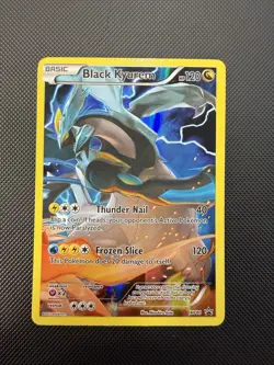 Black Kyurem XY80 Black Star Promo Pokemon Card Holo NM - Image 1