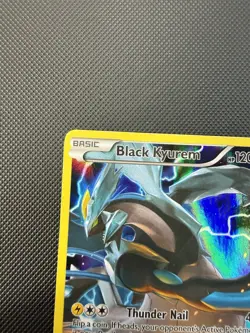 Black Kyurem XY80 Black Star Promo Pokemon Card Holo NM - Image 5
