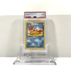 KRABBY 51/62 - FOSSIL 1999 POKEMON CARD - FRESH SLAB - POP 237 - PSA 9 MINT - Image 1