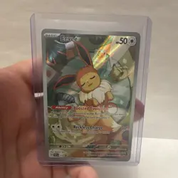 Pokemon TCG Eevee 173 Scarlet & Violet Promo Holo Boosted Evolution Card - Image 1