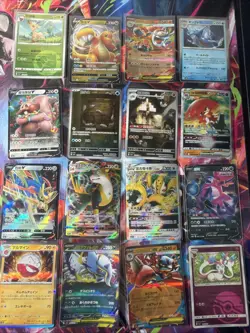 Pokemon 16 Card Lot nm V Max Mega Amazing Ex HOLO Rare Hits Only F34 - Image 1