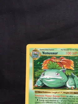 Pokemon Cards: Base Set Shadowless Rare Holo: Venusaur 15/102 - Image 3