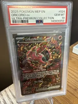 Pokemon Oricorio EX Black Star Promo Card 024 PSA 10 Mega Evolution UPC Promo - Image 1