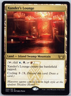 MTG Magic the Gathering Xander's Lounge (260/484) Streets of New Capenna LP - Image 1