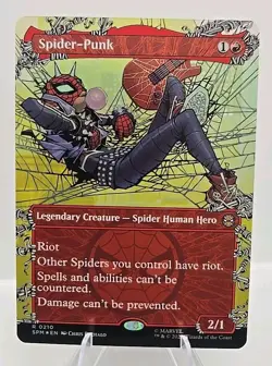 Spider-Punk (0210) (Borderless) MTG Marvel's Spider-Man Foil - Image 1