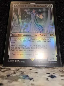 Final Fantasy MTG - Venat, Heart of Hydaelyn Rare Foil (Near Mint) - Image 1