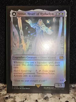 Final Fantasy MTG - Venat, Heart of Hydaelyn Rare Foil (Near Mint) - Image 2