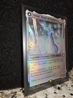 Final Fantasy MTG - Venat, Heart of Hydaelyn Rare Foil (Near Mint) - Image 4