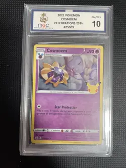 Pokemon TCG Cosmoem Celebrations 25th 014/025 Holo Rare Card MGC 10 - Image 1