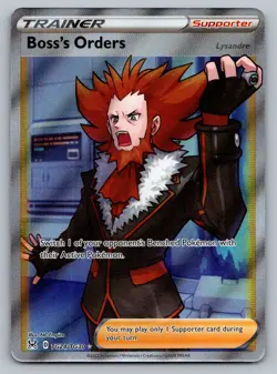 Boss's Orders Pokemon Lost Origin Trainer Gallery TG24/TG30 Full Art NM - Image 1