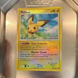 Pokemon Pichu Stormfront Reverse Holo 45/100 Uncommon Basic 50 HP English Card - Image 1