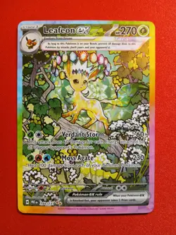 Pokemon TCG Leafeon EX Sir 144/131 Prismatic Evolutions - Image 1