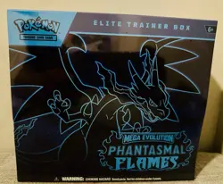 Pokemon Mega Evolutions Phantasmal Flames Elite Trainer Box ETB - Factory Sealed - Image 1