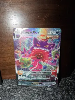 Pokemon TCG Gengar VMAX Secret Alt Art Holo Fusion Strike LP Condition - Image 1