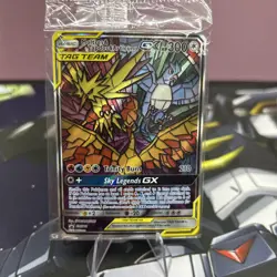Pokemon Moltres & Zapdos & Articuno GX SM210 Sun & Moon Promo TAG TEAM Holo NIS - Image 1