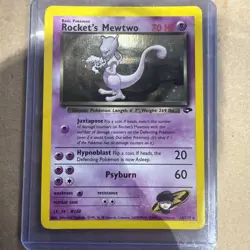 Rocket's Mewtwo 14/132 Holo Rare Gym Challenge 2000 - Image 1