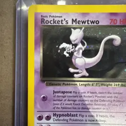 Rocket's Mewtwo 14/132 Holo Rare Gym Challenge 2000 - Image 2