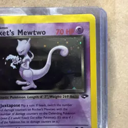 Rocket's Mewtwo 14/132 Holo Rare Gym Challenge 2000 - Image 5