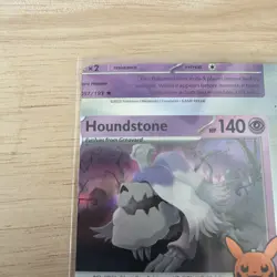 Pokemon TCG Misprint Error Miscut NFC Houndstone Holo Trick or Trade 2023 - Image 2