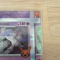Pokemon TCG Misprint Error Miscut NFC Houndstone Holo Trick or Trade 2023 - Image 3