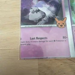 Pokemon TCG Misprint Error Miscut NFC Houndstone Holo Trick or Trade 2023 - Image 5