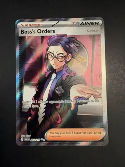 Boss’s Orders 256/217 Ultra Rare Full Art Pokemon TCG Ascended Heroes NM - Image 1