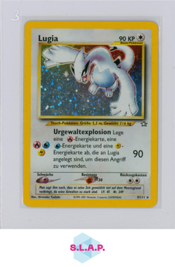 LUGIA POKEMON 9/111 NEO GENESIS HOLO 1995-2001 GERMAN PLAYED - Image 1
