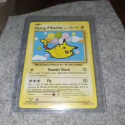 💥 Flying Pikachu 110/108 - LP SECRET RARE XY Evolutions 2016 Pokemon TCG - Image 1