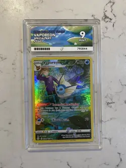 Pokemon TCG Vaporeon TG02/TG30 Brilliant Stars Trainer Gallery ACE 9 - Image 1