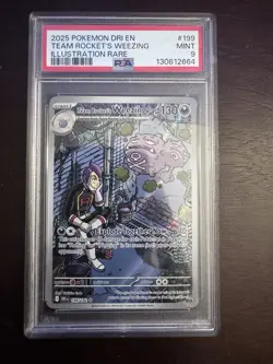 Pokemon TCG Team Rockets Weezing Destined Rivals 199/182 NM Condition - Image 1