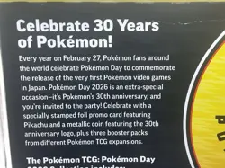 Pokemon Day 2026 30Th Anniversary X2 + Ascended Heroes Tech Sticker X2 Sealed - Image 4