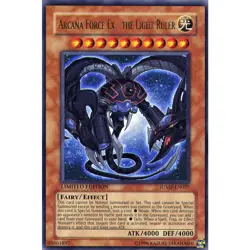 Arcana Force EX - The Light Ruler JUMP-EN027 Yu-Gi-Oh! Card Ultra Rare - Image 1