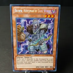 Broww, Huntsman of Dark World LCJW-EN243 Joeys World 1st Edition Secret Rare VLP - Image 1