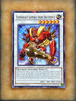 Yugioh Superheavy Samurai Ogre Shutendoji SP17-EN042 Starfoil 1st Ed NM - Image 1