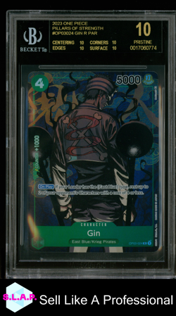 GIN R PAR 2023 ONE PIECE PILLARS OF STRENGTH OP03024 BLACK LABEL BGS 10 - Image 1