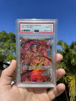 One Piece 2024 OP09 en Emperors of the New World Gol D. Roger SEC #118 PSA 10 - Image 1
