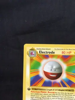 Pokemon Cards: Base Set 1st Edition Rare: Electrode 21/102 - Image 2