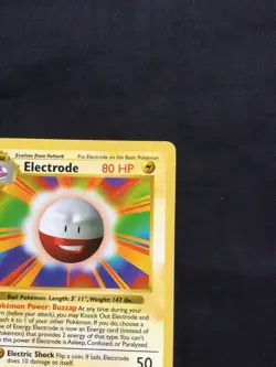 Pokemon Cards: Base Set 1st Edition Rare: Electrode 21/102 - Image 3